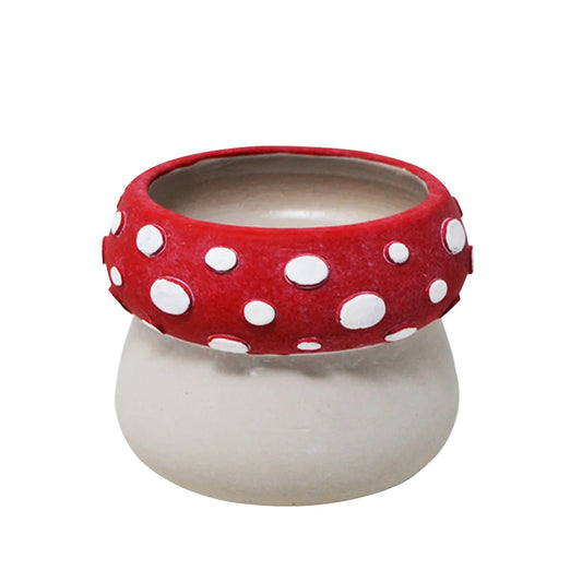 Red Mushroom Pot