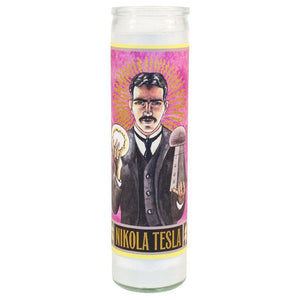 Nikola Tesla Saint Candle