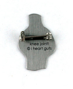 Knee Lapel Pin