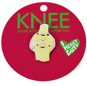 Knee Lapel Pin
