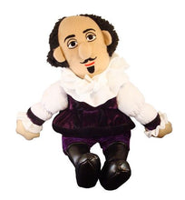 Load image into Gallery viewer, william shakespeare little thinker unemployed philosohoper&#39;s guild plush stuffed poetry classic bard gift student writer actor plays cute cuddly elizabethan 
