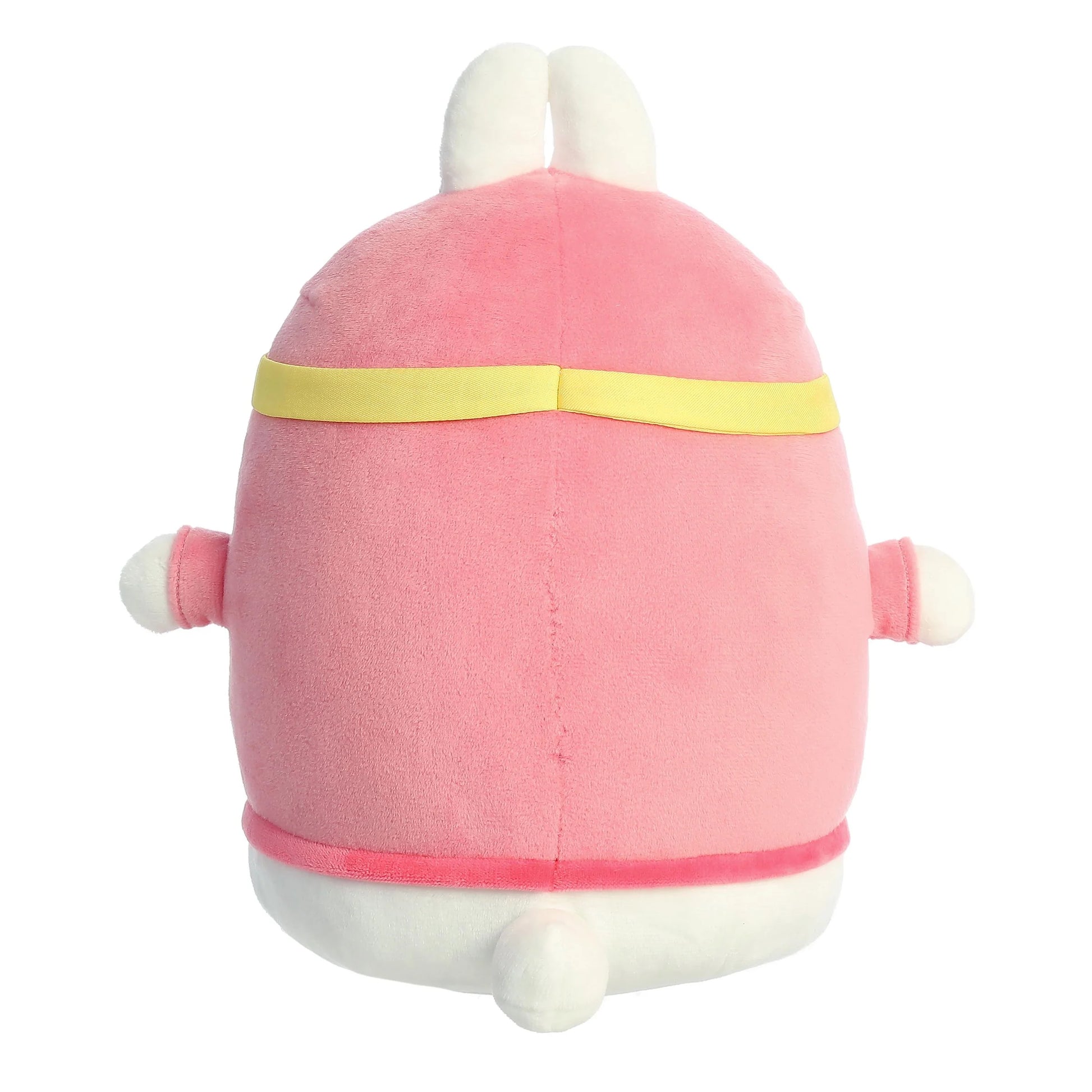 Molang is a kind and affectionate bunny rabbit ready to play! Molang adorns a sweet pink scuba outfit to have nautical fun down in the depths below A plush made with different textured materials and embroidered facial features, Molang can't wait to explore the oceans with you!