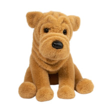 Load image into Gallery viewer, Tater the DLux Shar-Pei stuffed animal features a breed specific design that will delight dog lovers of all ages! Wrinkles and rolls of decadently soft plush material depict the familiar appearance of this unique breed. 
