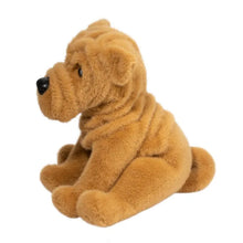 Load image into Gallery viewer, Tater the DLux Shar-Pei stuffed animal features a breed specific design that will delight dog lovers of all ages! Wrinkles and rolls of decadently soft plush material depict the familiar appearance of this unique breed. 
