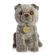 Load image into Gallery viewer, Miyoni features your favorite animals in plush form with a simultaneously realistic and adorable design! This Scottish Fold is a special cat breed where its ears are genetically bend into a curved position
