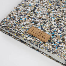 Load image into Gallery viewer, Our Beach Clean material is a clever mix of cork with recycled EVA plastics. Once unloved and part of the problem these recycled plastics are now wanted and creating a solution.
