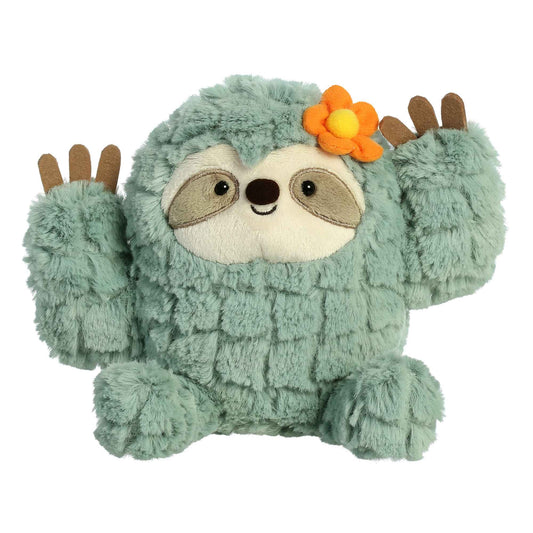 Introducing Aurora's brand new collection that will surely spike your interest! Embrace your green thumb with Cactus Sloth from the Cactus Kingdom! This Cactus Sloth is the not so prickly friend you need for your plush collection. With super soft fabric and arms raised to mimick a cactus, this Cactus Sloth is the most adorable plant friend ready for its day in the sun!