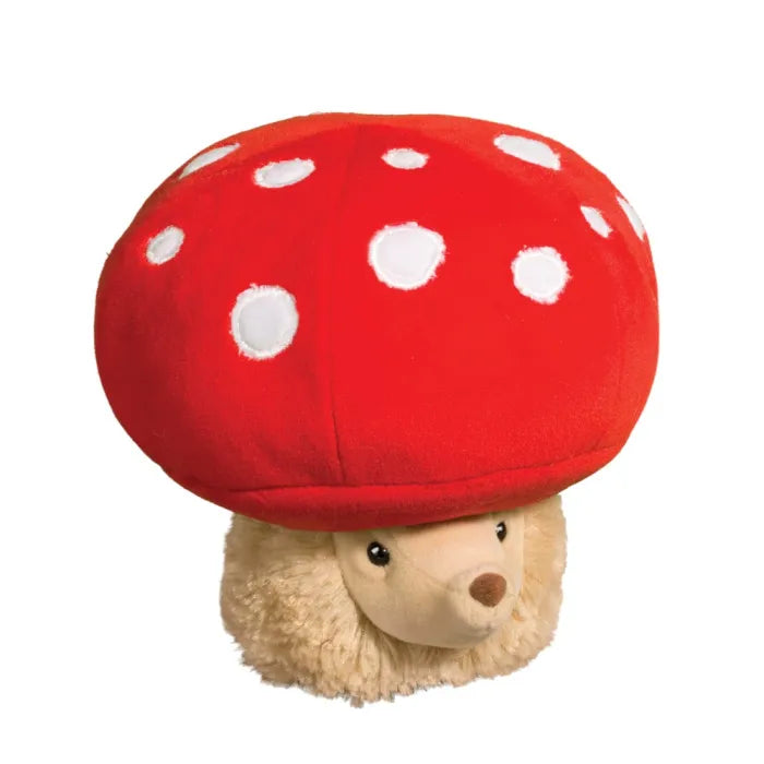 Woodland wonder and whimsy can be found in our charming plush Hedgehog Mushroom Macaroon! Not just a mushroom and not just a hedgehog, we’ve combined two popular forest sights into one playful plush friend