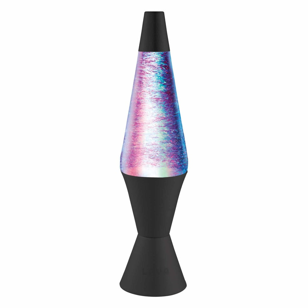 The 10″ Vortex Lava Lamp is a captivating vortex of sparkle, sure to shine bright in any space. The black liquid quickly is brought to life with a magical upward flow of serious glitter action and bright white LED lights. Turn on this battery-powered glitter lamp and enter into a state of fascination and relaxation!