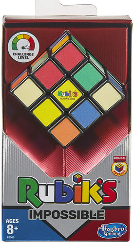 Just when it looks like you've solved the puzzle-look again!   The Rubik's Impossible's iridescent tiles change colour when viewed from different angles, creating two different ways to solve. Get ready for the ultimate Rubik's challenge! 