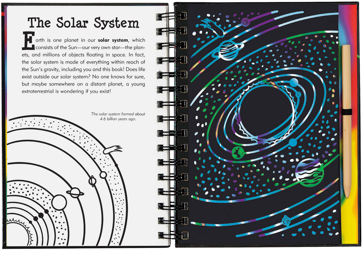 Scratch and sketch your way across the stars!