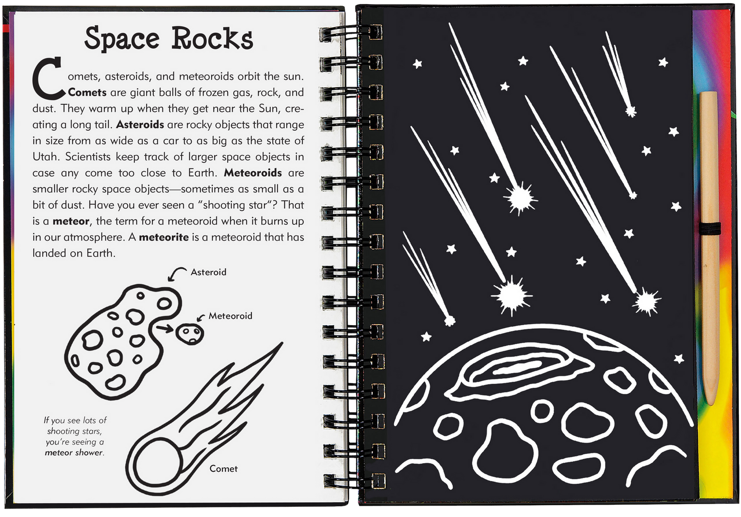 Scratch and sketch your way across the stars!