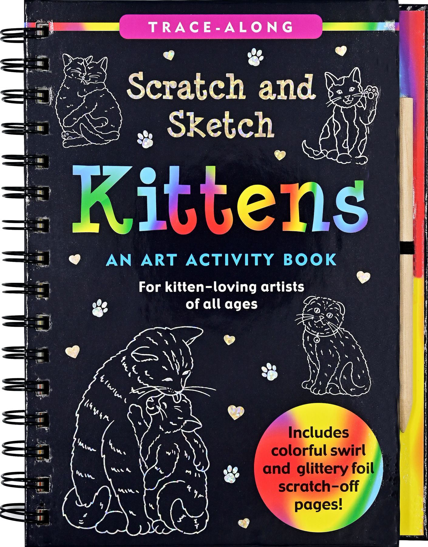 Scratch and Sketch your way through the cuddly world of kittens!