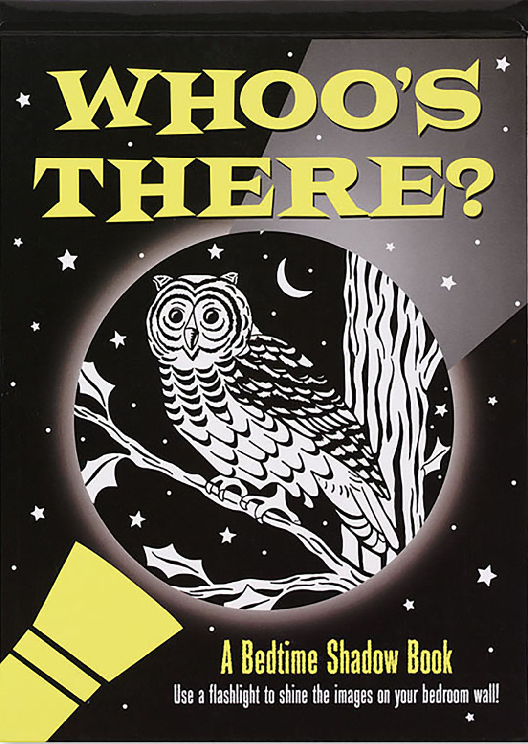 Soothe little ones' nighttime fears with this unique bedtime book! Whoo's There? offers gentle rhymes about six nighttime creatures -- an owl, a raccoon, fireflies, and more.