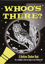 Load image into Gallery viewer, Soothe little ones&#39; nighttime fears with this unique bedtime book! Whoo&#39;s There? offers gentle rhymes about six nighttime creatures -- an owl, a raccoon, fireflies, and more.
