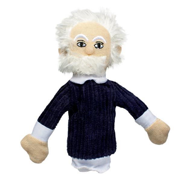 Albert einstein unemployed philosopher's guild magnet finger puppet personality genius 4 inches tall cute physicist 