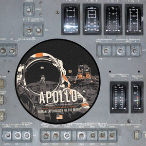 NASA’s Apollo Program successfully sent twelve humans to the surface of the Moon starting in 1969 and ending in 1975. Stickers are 3" circular and vinyl. Ideal for both indoor and outdoor use.