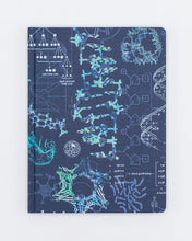 Load image into Gallery viewer, Carry information through the pages of this hardcover journal by filling them with notes from the lab, keep track of your data, or pass it along to a loved one.

