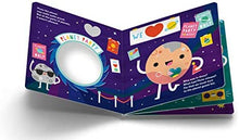 Load image into Gallery viewer, i heart pluto raincoast books chris ferrie dr helen maynard-casely lizzy doyle baby university 8 little planets new pluto dwarf planet vibrant joyful art playful verse die-cut shape astronomers solar system planet sourcebooks explore colorful ages 0+ baby astronomy
