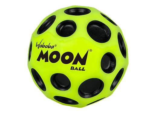 waboba moon ball bounce lunar crazy gravity defying routine game playground skate park gym basement addictive high action pop 30 meters colors colorful variety