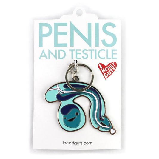 penis keychain i heart guts penile plumbing testicle friend sparkly urethra zinc alloy soft enamel unique organ nursing medicine happiness gift anatomy docotr doctors 