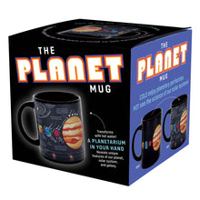Load image into Gallery viewer, planet mug unemployed philosopher&#39;s guild portraits solar system coffee cocoa tea 12oz transforming mugs colorful space unique informative educational facts learning planets
