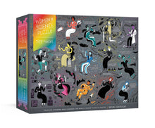 Load image into Gallery viewer, women in science 500 piece puzzle penguin random house colorful illustrated puzzles trailblazers science technology engineering mathematics gift science lovers feminists unique poster rachel ignotofsky family scientists
