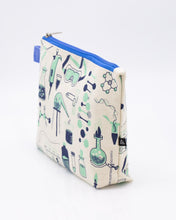 Load image into Gallery viewer, The Retro Lab Zip Bag is a funky update to your normal portable storage case.  Fill with extra pipette tubes, protective goggles, or travel toiletries for trips outside the lab.
