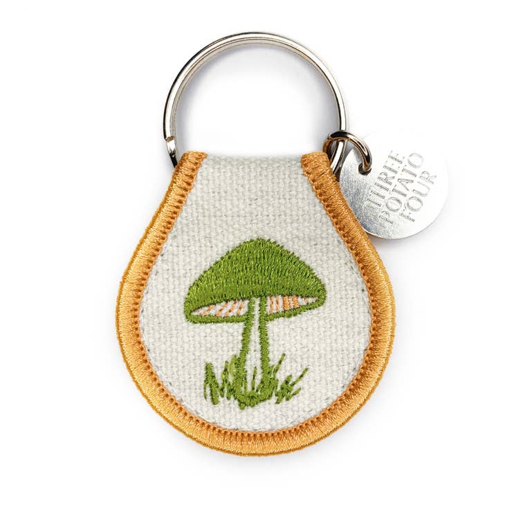 Show your keys some love with one of our patch keychains. Super cute and eye-catching, our double-sided embroidered keychain designs range from flowers and strawberries to sheep and chickens - which makes me think we pretty much got it all covered. Made with high-quality materials for a durable, long-lasting accessory. 