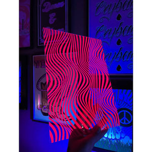 Psychedelic Illusion Glow Pink