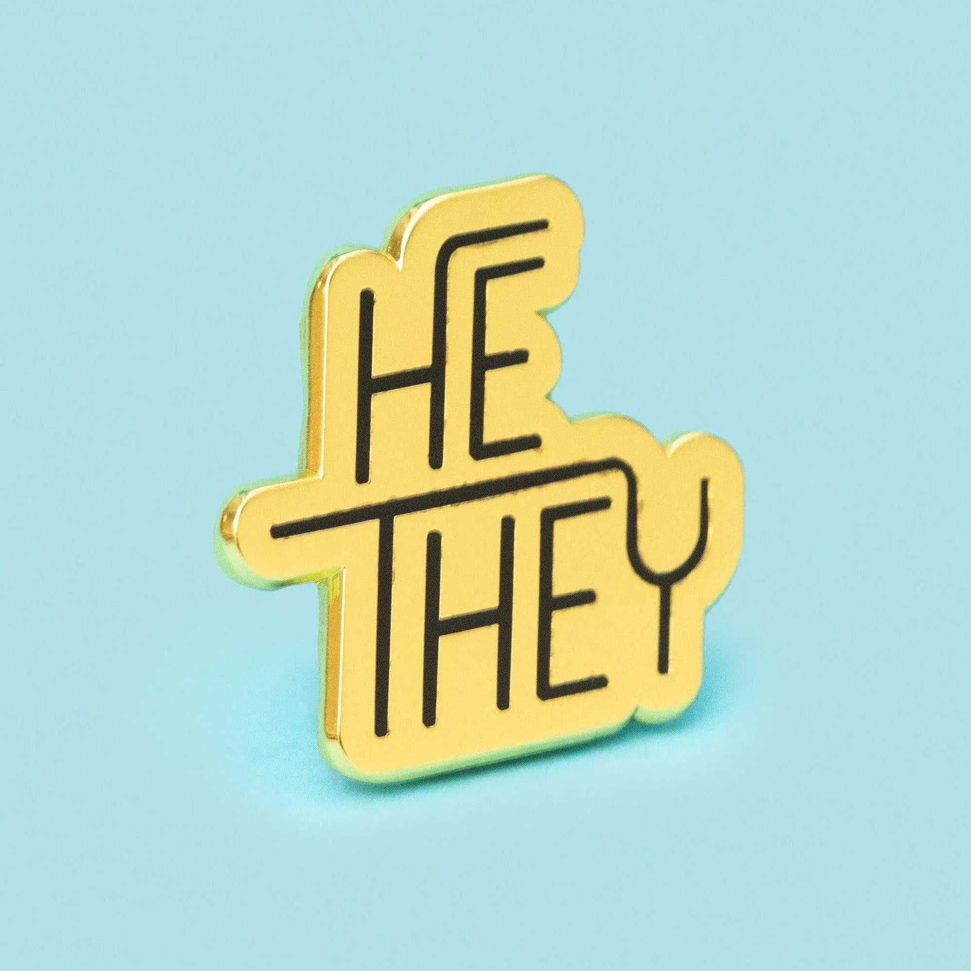 Introduce yourself with these Pronoun Pins! These little pins are perfect for your lapel, bag, or jacket.