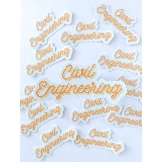 This sticker pack includes the civil engineering sticker, the truss me sticker, and the I’m a civil engineer sticker. These stickers are perfect for anyone who loves civil engineering! They can be easily placed on laptops, iPads, journals, water bottles, and many other surfaces.