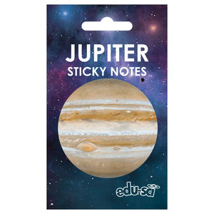 Jupiter Sticky Notes 30 Notes on backing card 6cm diameter