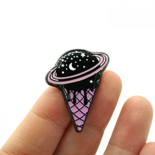 Load image into Gallery viewer, Space Ice Cream Enamel Pin
