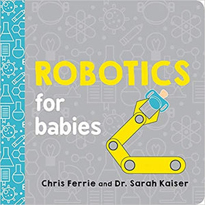 Help your future genius become the smartest baby in the room by introducing them to robotics with the next installment of the Baby University board book series! Enjoy these simple explanations of complex ideas for your future genius. The perfect robot baby toy or baby engineering book for parents looking to kick start their baby's learning!