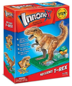 Assemble your own 4D dinosaur skeleton with Science T-Rex. Challenge your papercraft skills with this realistic motion-simulating set. Easily understand the instructions and watch your dinosaur come to life